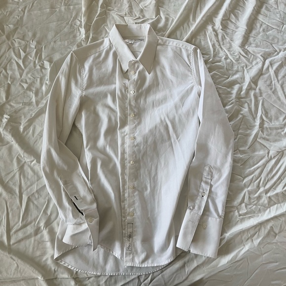 Claridge + King collared white top button up - Picture 1 of 5